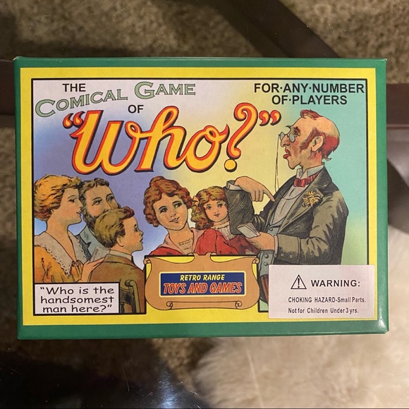 The Comical Game of Who? remake of the 1937 victorian couples game - Picture 1 of 6